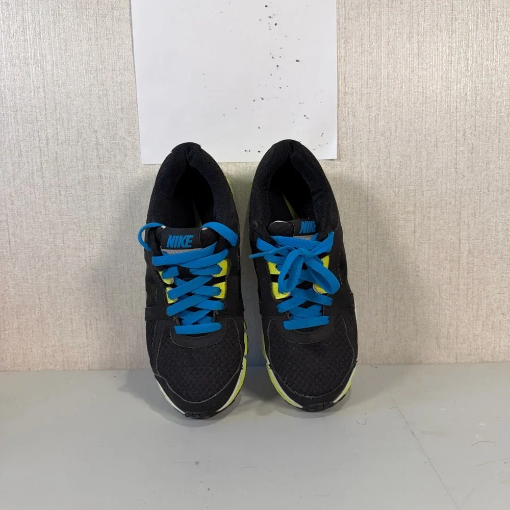 Nike Kids Black‎ and Neon Green Sneakers